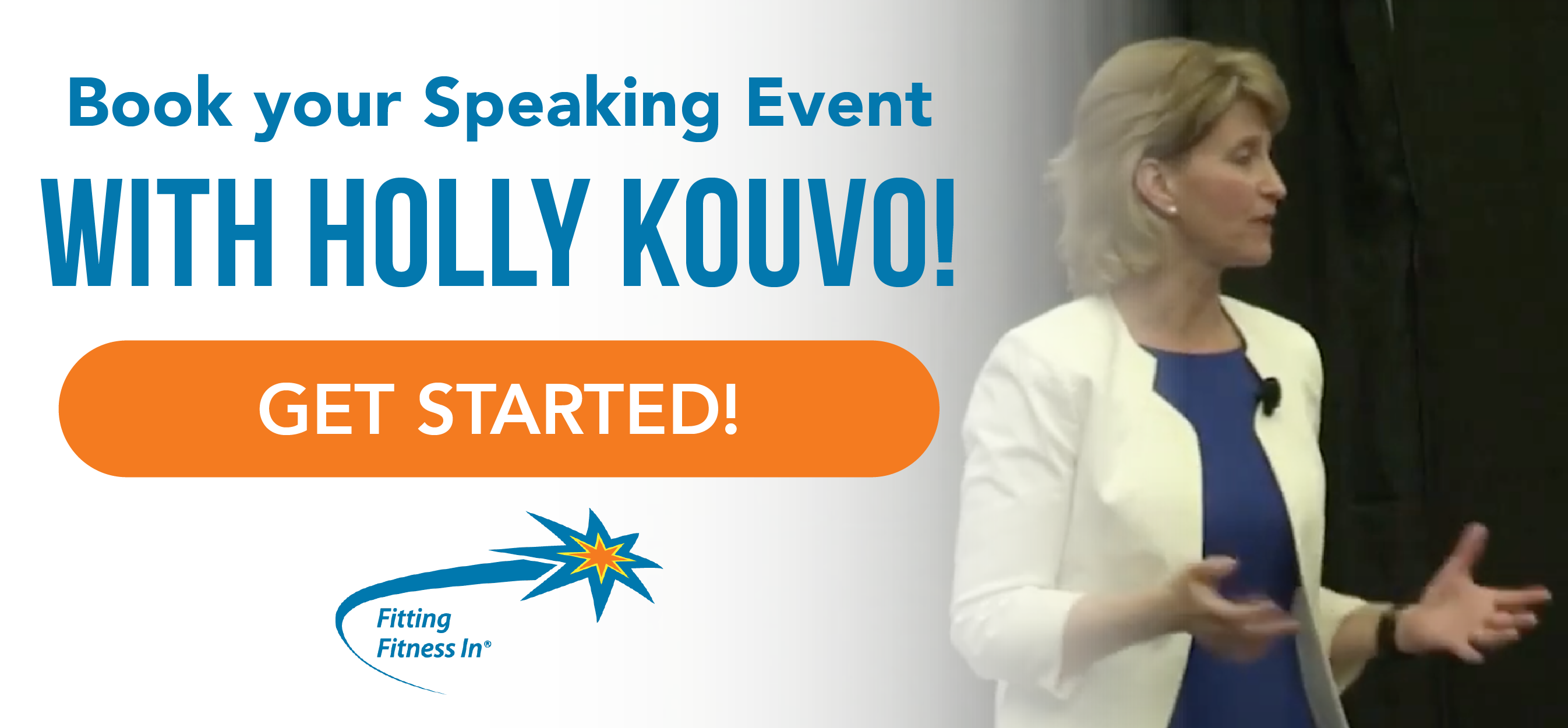 Book your Speaking Event with Holly Kouvo!