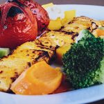 colorful cooked fruits and vegetables on a plate