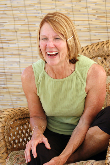 image of laughing woman